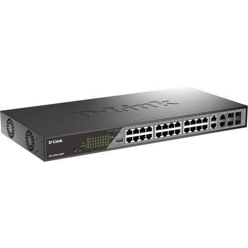 Комутатор мережевий D-Link DSS-200G-28MPP Комутатор мережевий D-Link DSS-200G-28MPP