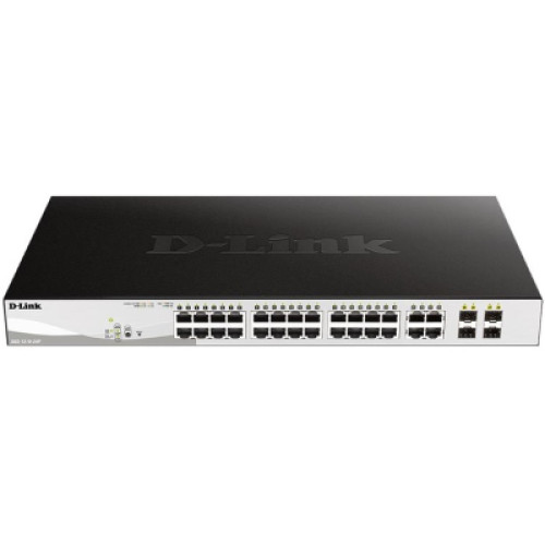Комутатор мережевий D-Link DGS-1210-24P