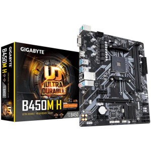 Материнська плата GIGABYTE B450M H