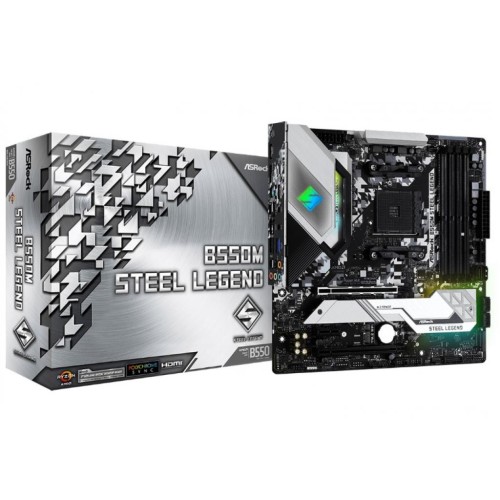 Материнська плата ASRock B550M STEEL LEGEND