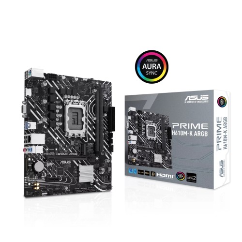 Материнська плата ASUS PRIME H610M-K ARGB