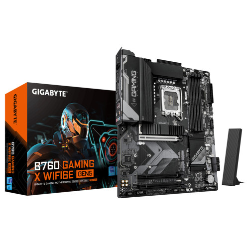Материнська плата GIGABYTE B760 GAMING X WIFI6E GEN5 (B760 G X WF6E GEN5) Материнська плата GIGABYTE B760 GAMING X WIFI6E GEN5 (B760 G X WF6E GEN5)