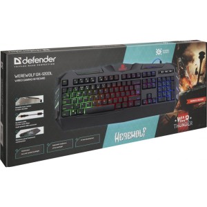 Клавіатура Defender Werewolf GK-120DL RU RGB (45120)