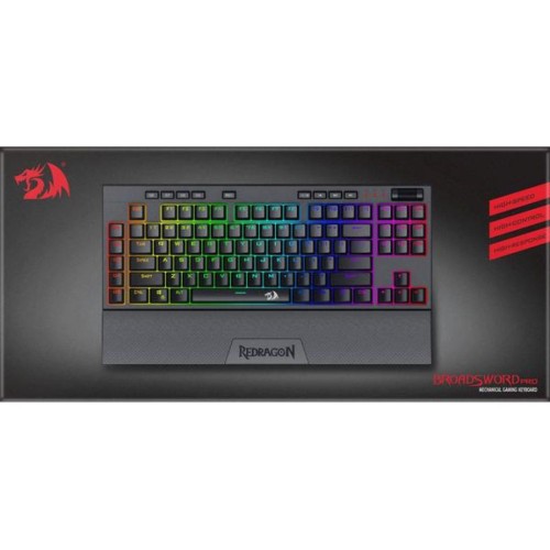 Клавіатура Redragon Broadsword Pro RGB USB Black (77515)