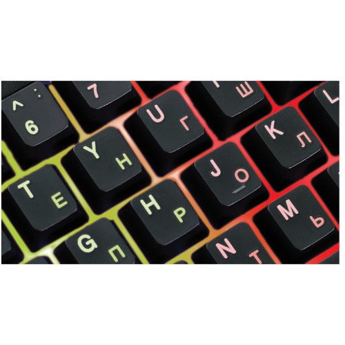 Клавіатура REAL-EL 7011 Comfort Backlit Black