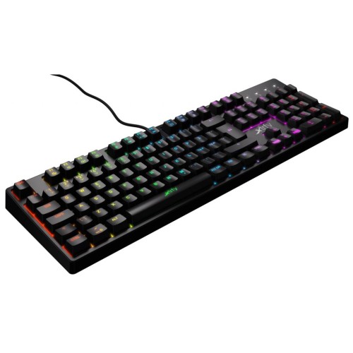 Клавіатура Xtrfy K4 RGB Kailh Red Ukr-Ru Black (XG-K4-RGB-R-UKR)