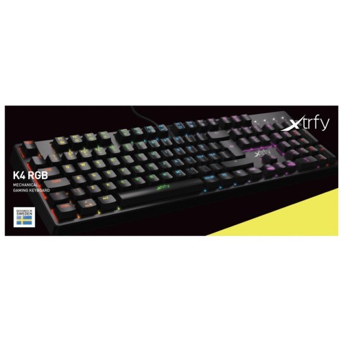 Клавіатура Xtrfy K4 RGB Kailh Red RU (XG-K4-RGB-R-RUS)