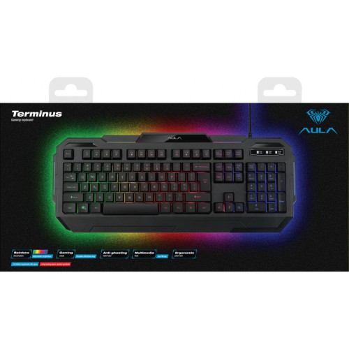 Клавіатура Aula Terminus gaming keyboard EN/RU (6948391234519)