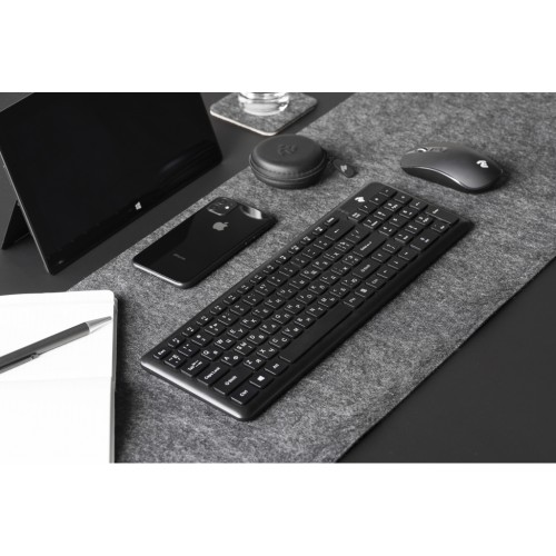 Клавіатура 2E KS230 Slim Wireless Black (2E-KS230WB)