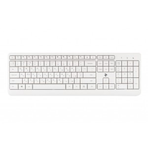 Клавіатура 2E KS220 Wireless White (2E-KS220WW)