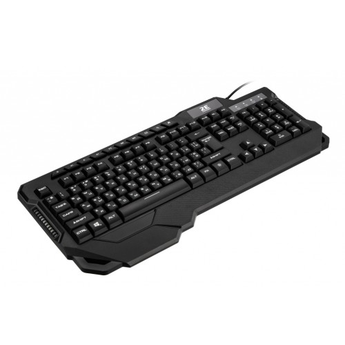 Клавіатура 2E KG340 LED USB Black Ukr (2E-KG340UBK)
