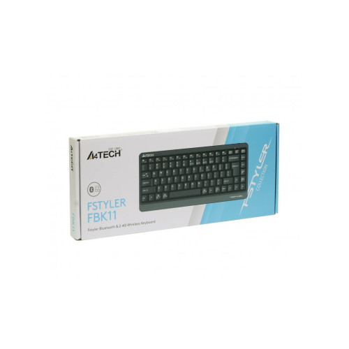 Клавіатура A4Tech FBK11 Wireless Grey