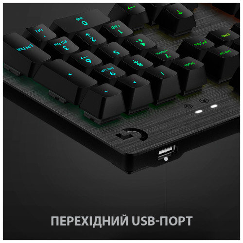 Клавіатура Logitech G512 Carbon Lightsync RGB Mechanical USB Black (920-009351)