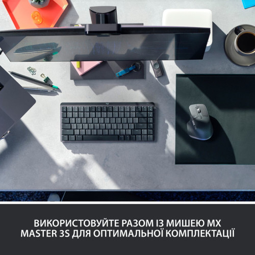 Клавіатура Logitech MX Mechanical Mini Minimalist Graphite (920-010780)