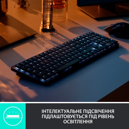 Клавіатура Logitech MX Mechanical Wireless Illuminated Performance Graphite (920-010757)