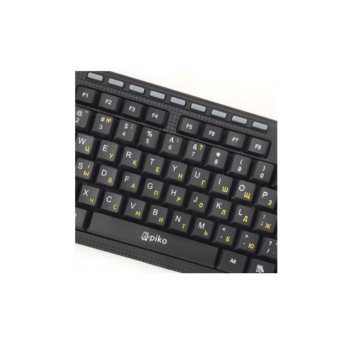 Клавіатура Piko KB-108X Wireless Black (1283126467073)