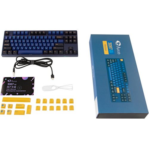 Клавіатура Akko 3087 Horizon Cherry MX Blue Blue/Black (A3087_H_CBL)