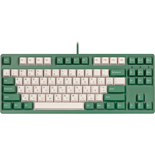 Клавіатура Akko 3087 Matcha Red Bean Cherry MX Brown Green (A3087_MA_CBR)