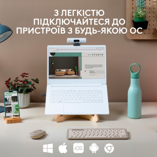 Клавіатура Logitech K380 Multi-Device Bluetooth UA Sand (920-011165)