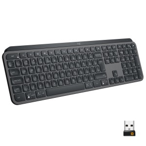 Клавіатура Logitech MX Keys Advanced Wireless Illuminated UA Graphite (920-009415)