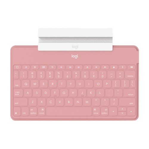 Клавіатура Logitech Keys-To-Go для iPhone iPad Apple TV UA Blush Pink (920-010059)