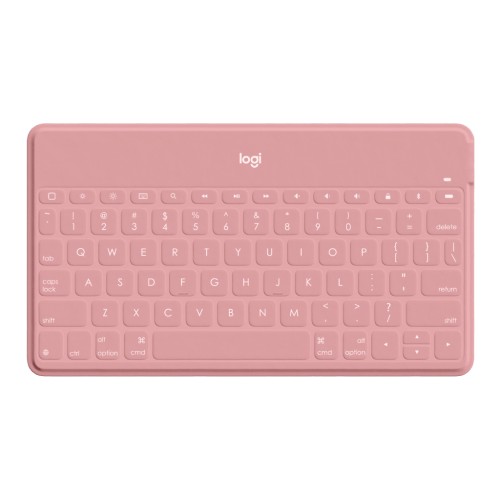 Клавіатура Logitech Keys-To-Go для iPhone iPad Apple TV UA Blush Pink (920-010059)