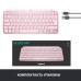 Клавіатура Logitech MX Keys Mini Wireless Illuminated UA Rose (920-010500)