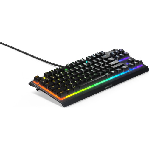 Клавіатура SteelSeries Apex 3 TKL USB UA Black (SS64817)