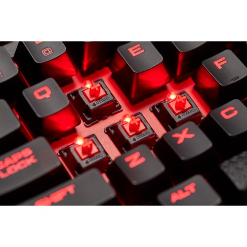 Клавіатура Corsair K63 Cherry MX Red UA USB Black (CH-9115020-RU)