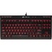 Клавіатура Corsair K63 Cherry MX Red UA USB Black (CH-9115020-RU)