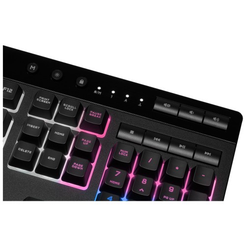 Клавіатура Corsair K55 RGB Pro XT USB UA Black (CH-9226715-RU)