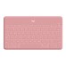 Клавіатура Logitech Keys-To-Go для iPhone iPad Apple TV Blush Pink (920-010122)