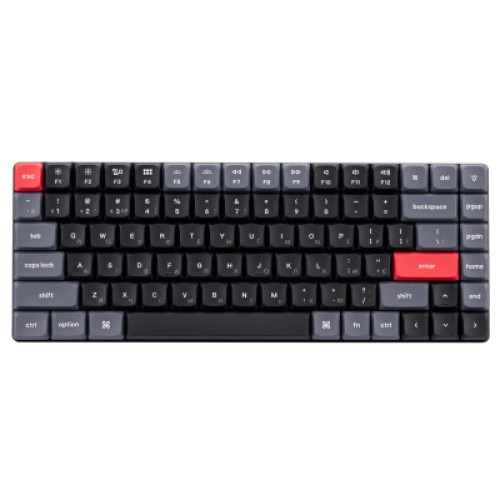 Клавіатура Keychron K3 PRO 84Key Gateron Blue Low Profile QMK UA White Led Black (K3PA2_KEYCHRON)