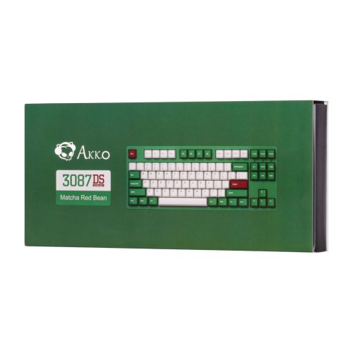 Клавіатура Akko 3087 Matcha Red 87Key Cherry MX Blue USB UA No LED Green (A3087_MA_CBL)
