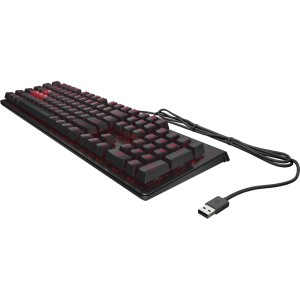 Клавіатура HP OMEN Encoder LED 104key Cherry MX Red USB Black (6YW76AA)