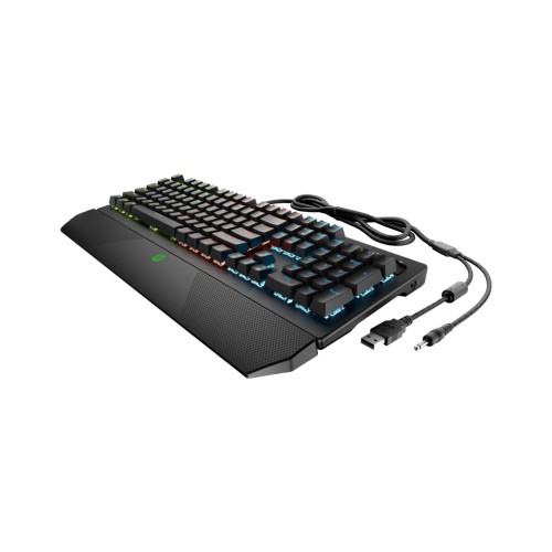 Клавіатура HP Pavilion Gaming 800 LED 108key Red Switch USB Black (5JS06AA)