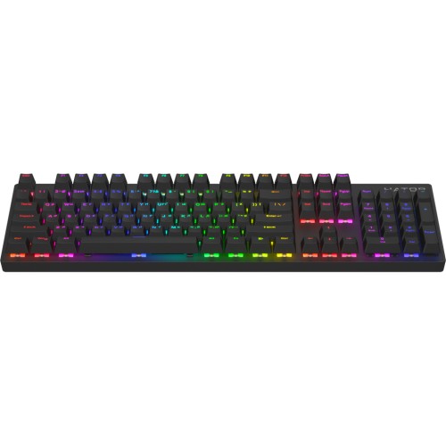 Клавіатура Hator Starfall RGB Hotswap Gateron Red switch USB Black (HTK-597)