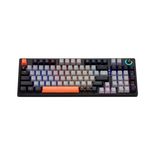 Клавіатура Xtrike ME GK-987 RGB Mechanical USB UA Grey/Black (GK-987GBRUA)