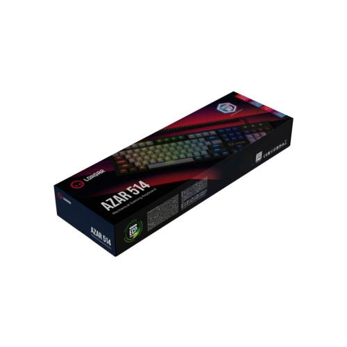 Клавіатура Lorgar Azar 514 RGB USB UA Black (LRG-GK514B-UA)