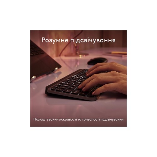 Клавіатура Logitech MX Keys Mini для MAC Wireless UA Space Grey (920-012652)