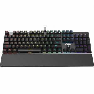 Клавіатура AOC GK500 RGB Outemu Red USB Black (GK500DR2R)