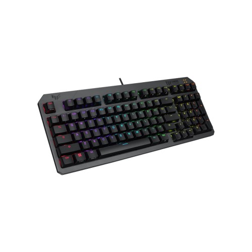 Клавіатура ASUS TUF Gaming K3 Gen II Opti-Mech RGB Red Switches USB UA Black (90MP0390-BKMA00)