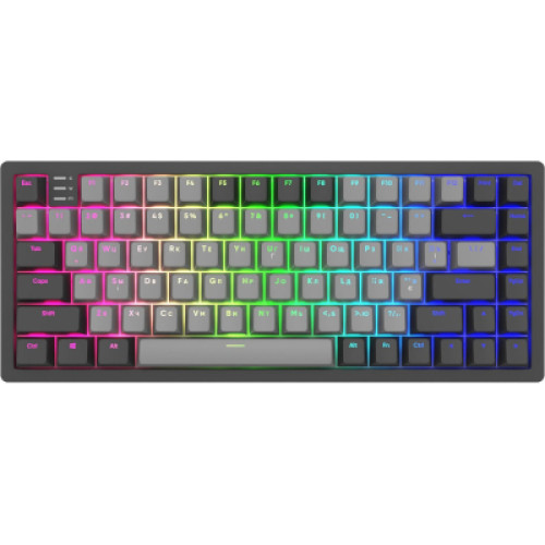 Клавіатура Dark Project KD83A PBT Mechanical Gateron Cap Teal USB Black/Gray (KB-GCT-871-100004)