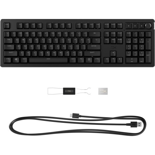 Клавіатура HyperX Alloy Rise PBT HX Red USB UA Black (7G7A3AA)