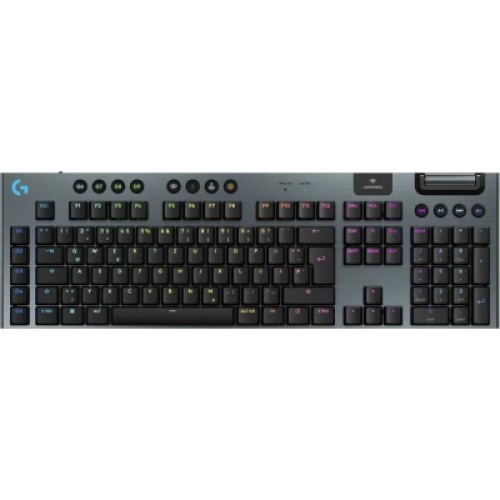 Клавіатура Logitech G915 X Lightspeed Switch-Clicky Wireless/Bluetooth/USB UA Black (920-012709)