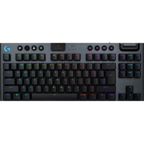 Клавіатура Logitech G915 TKL X Lightspeed Switch-Linear Wireless/Bluetooth/USB UA Black (920-012747)