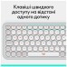 Клавіатура Logitech POP Icon Keys Bluetooth UA Off-White (920-013072)