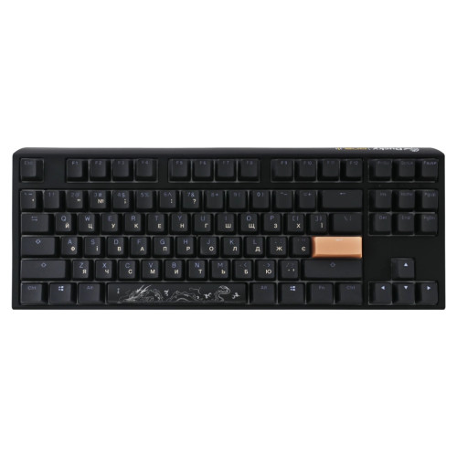 Клавіатура Ducky One 3 TKL Cherry MX Brown RGB UA USB Black (DKON2187ST-BUAPXCLAWSC1)