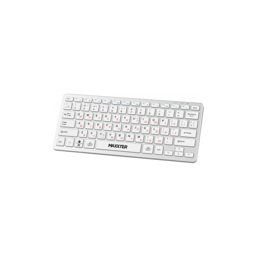 Клавіатура Maxxter KBW-C01S-UA Wireless UA White (KBW-C01S-UA)