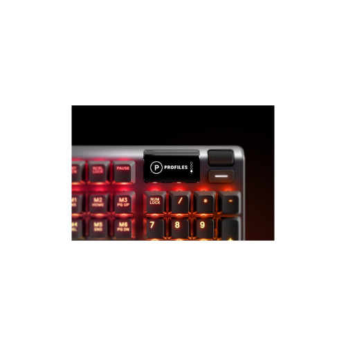Клавіатура SteelSeries Apex 7 Blue Switch OLED Smart Display USB UA Black (64774)